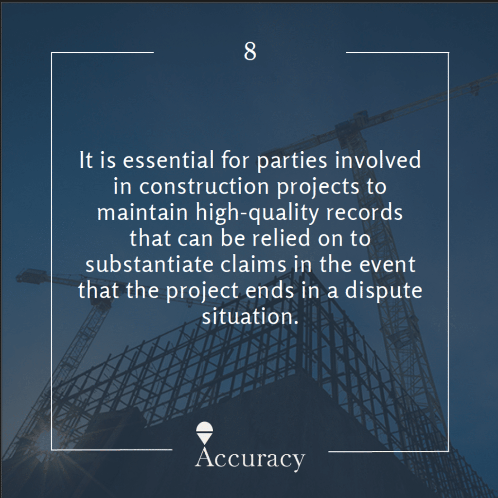9-Accuracy at the 9th Biennial Conference on Construction Projects from Conception to Completion