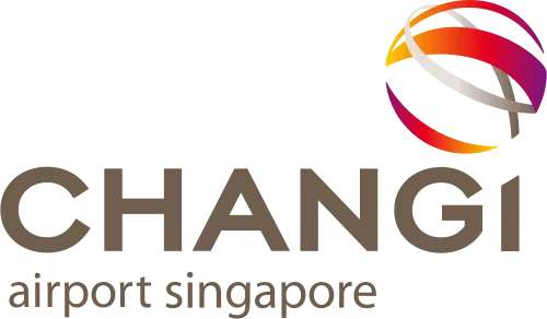 Changi Airport logo with a multicolor ribbon mark and “airportsigapore” text, used in discussions of airport economics and revenues.